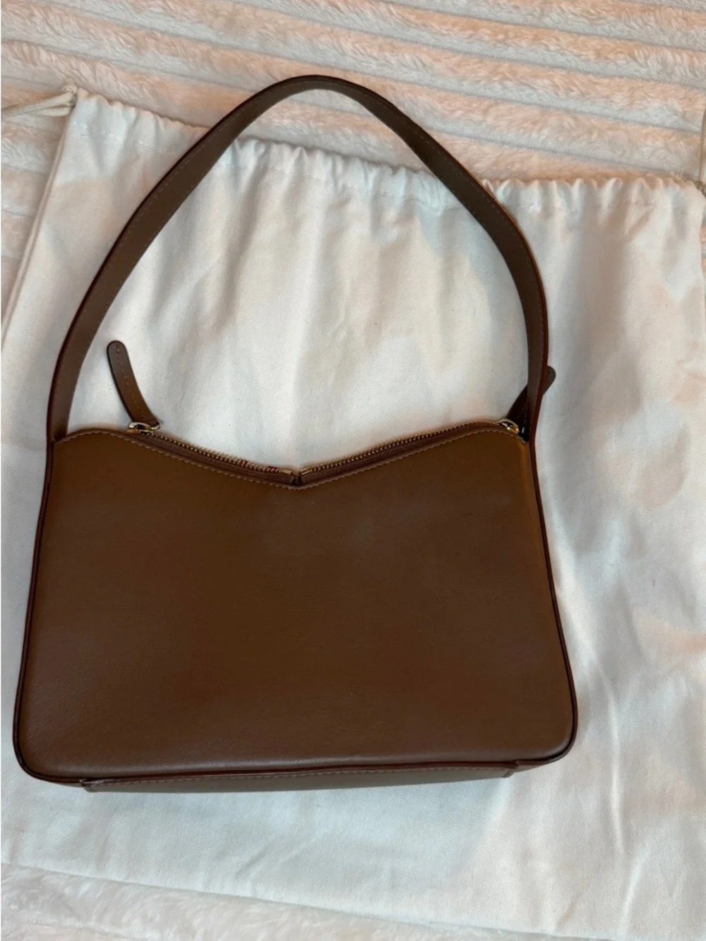 Mansur Gavriel M Frame Shoulder Bag, Desert - Picture 4 of 8